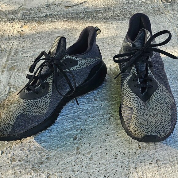 Adidas Men Sneaker Athletic Sport lace Up Shoes BOUNCE Black/Gray Size 8.5 main image 11